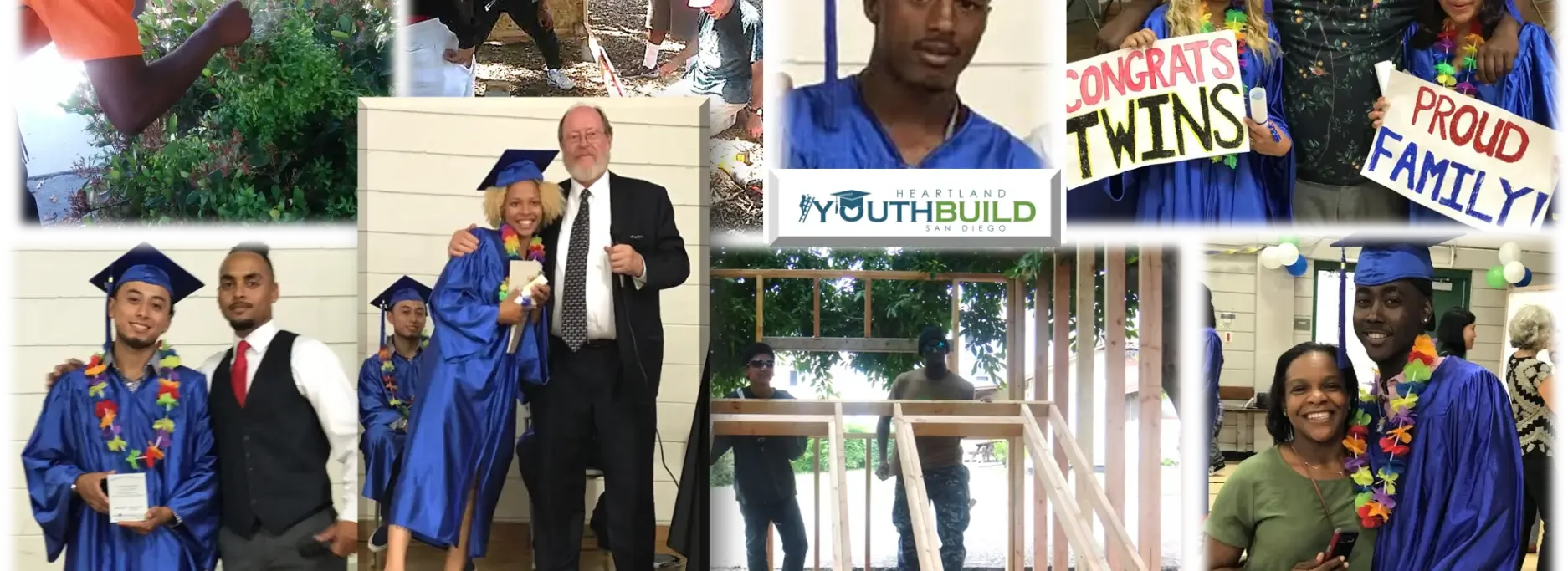 Heartland YouthBuild graduates and projects.